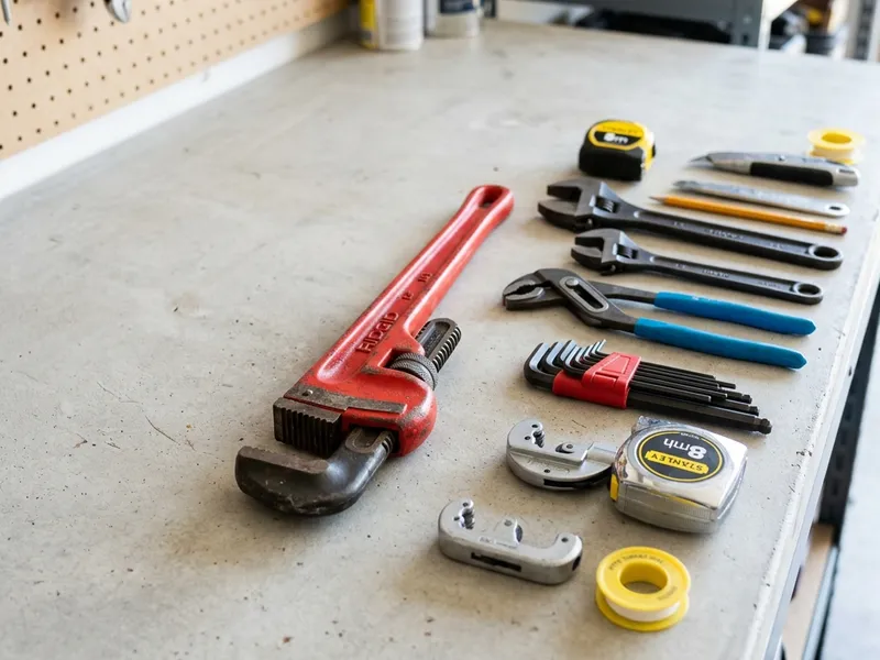Professional plumbers in Larkspur, CA equipped with top-tier tools for residential and commercial plumbing services.